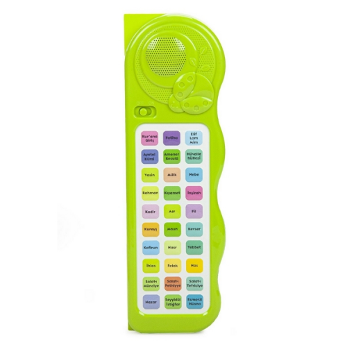 Eğitici Sesli Kısa Sûreler ve Dualar Cihazı - Yeşil